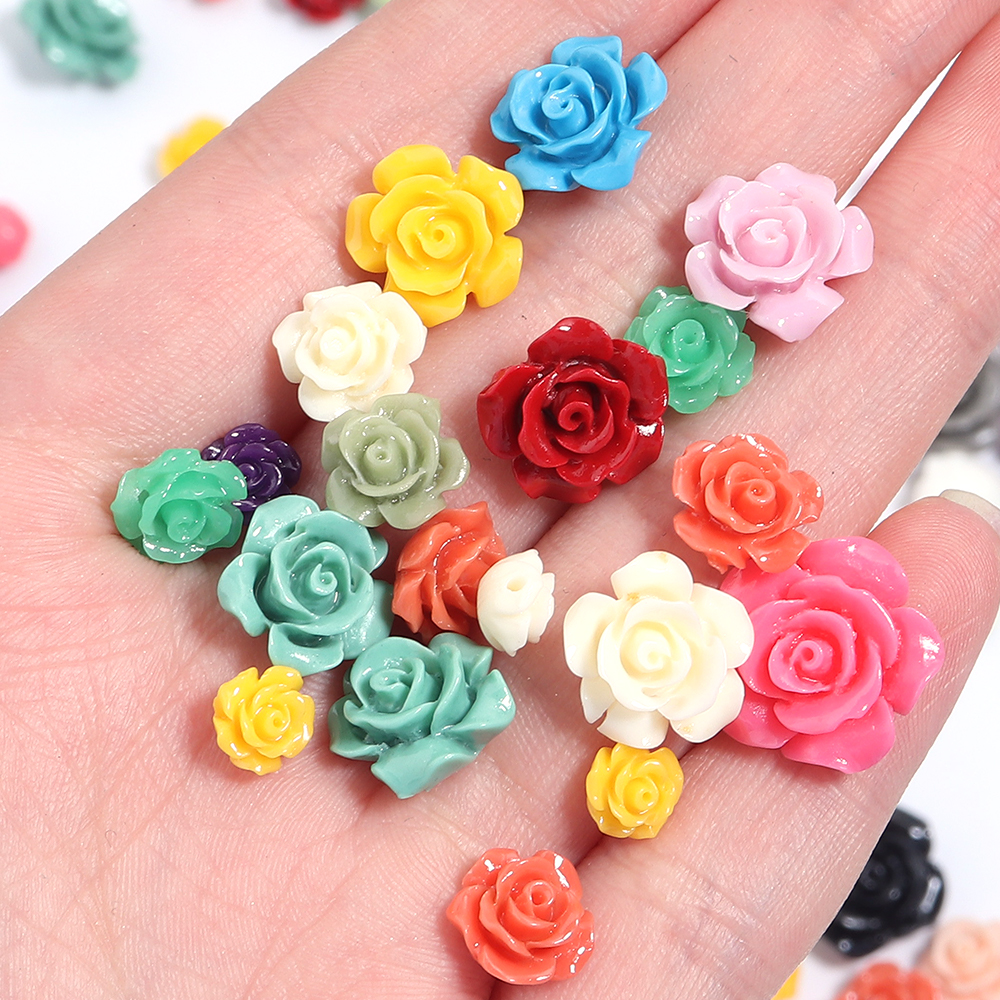 Flower Preservation Resin - 10pcs 6 8 10 12 15mm