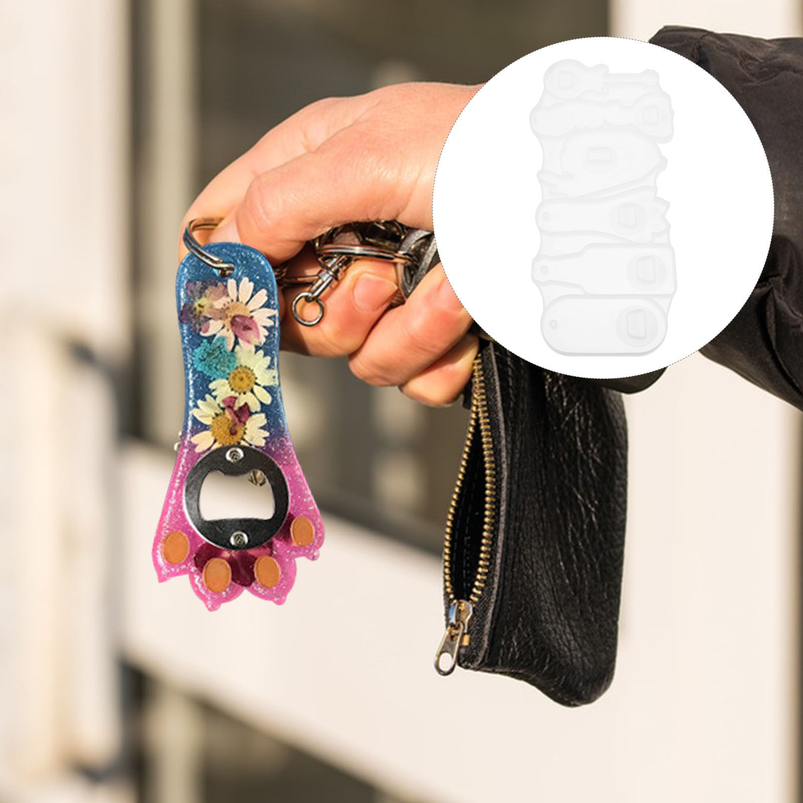 Resin Craft For Beginners - Silicone Resin Mould Bottle Opener Design