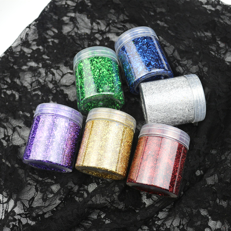 Gold Foil Flakes - Bottled Metal Alloy Glitter Gold/Sliver/Color Silk