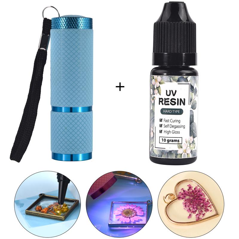 10g 25g Hard UV Resin DIY Fast - Epoxy Uv Resin Kit บทวิจารณ์และราคา