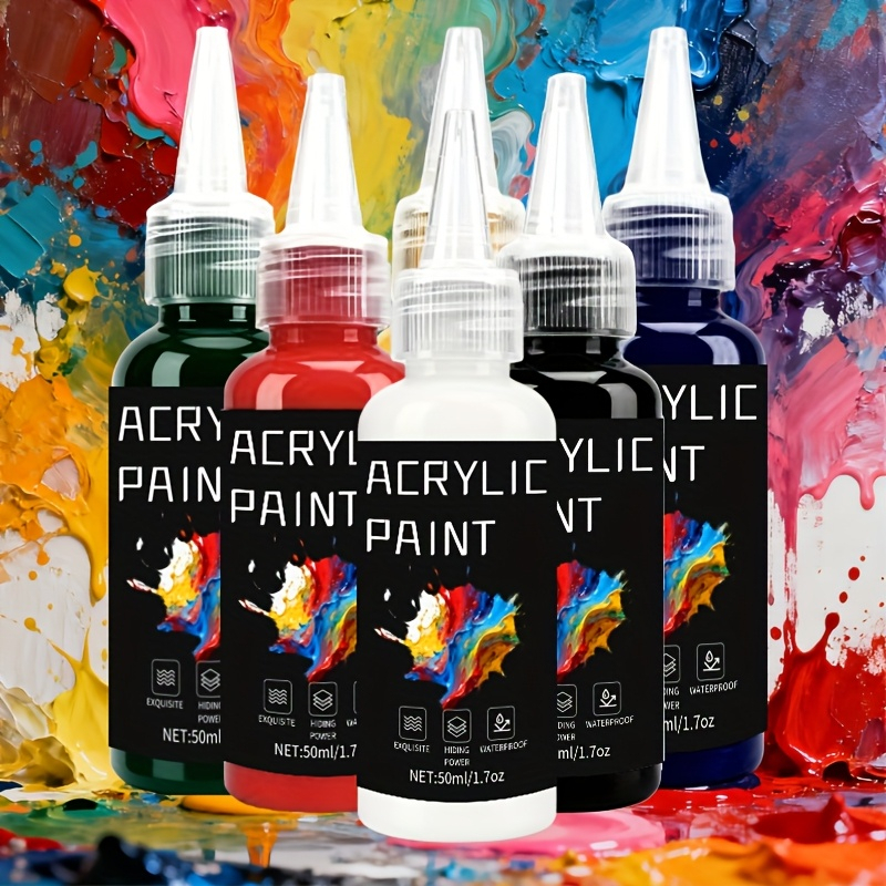 Acrylic Paint Set 6 Colors 50m - Resin Pigment Set บทวิจารณ์และราคา