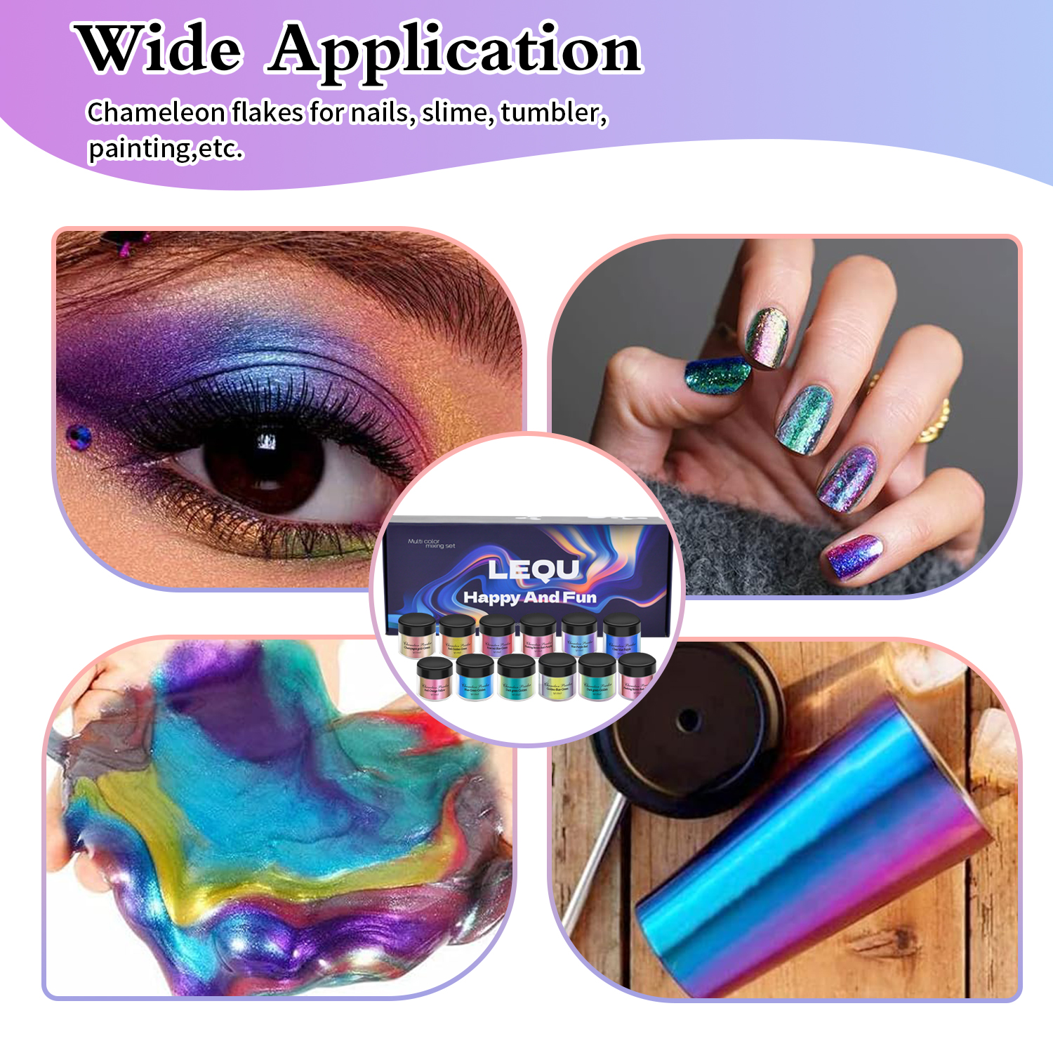 1 Set Chameleon Powder Nail Ch - Resin Glitter Pack บทวิจารณ์และราคา