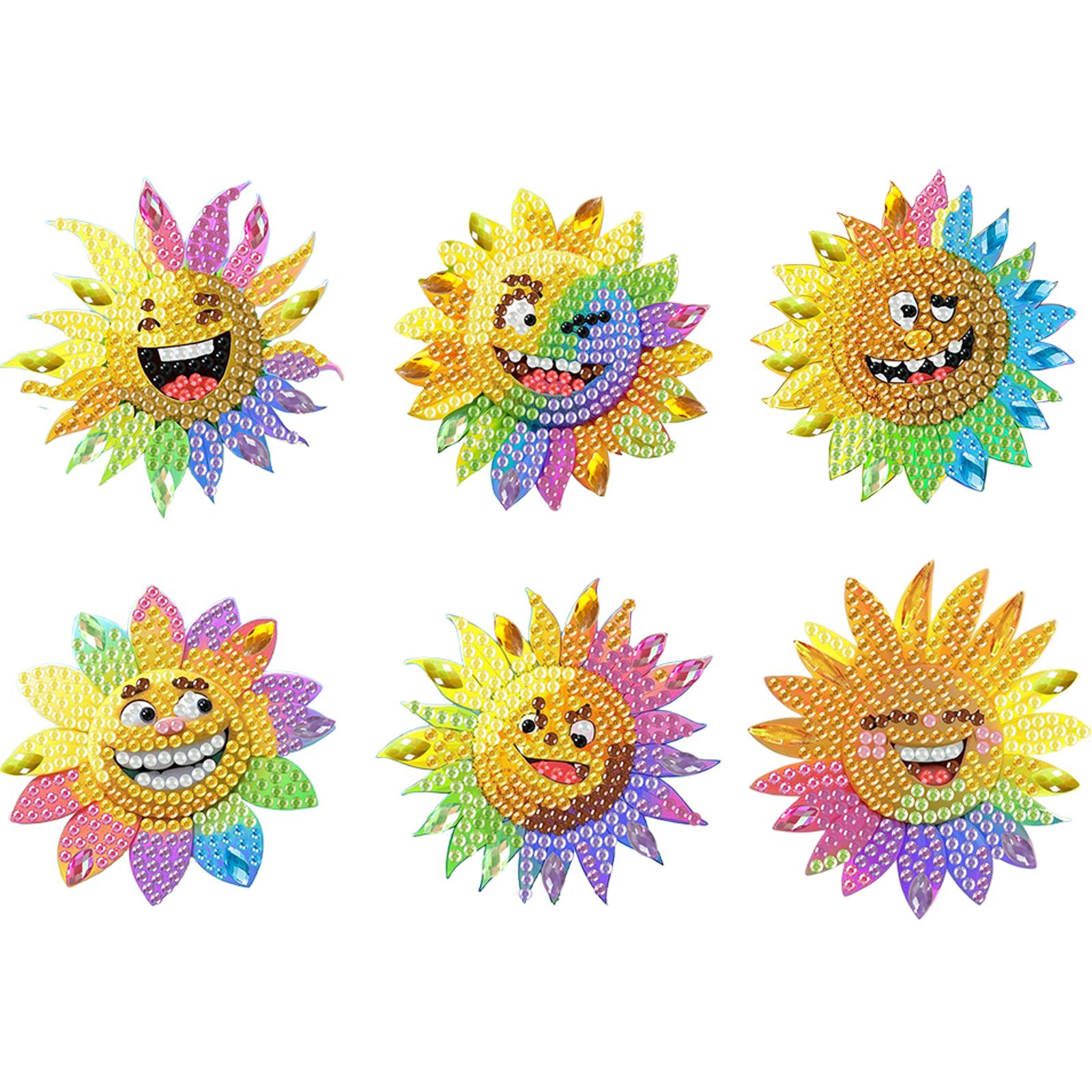 6Pcs Diamond Painting Refriger - Resin Craft For Beginners บทวิจารณ์และราคา