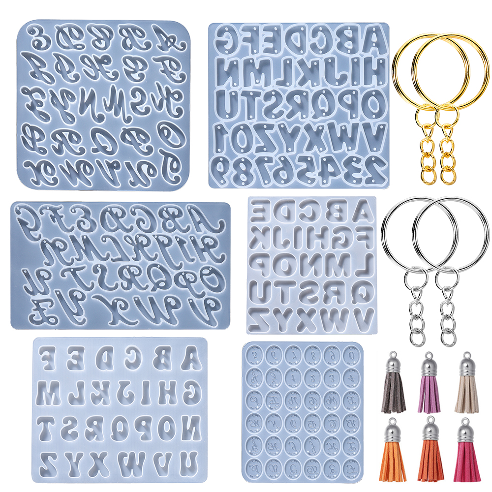 Alphabet Epoxy Resin Silicone  - Gold Foil Flakes บทวิจารณ์และราคา