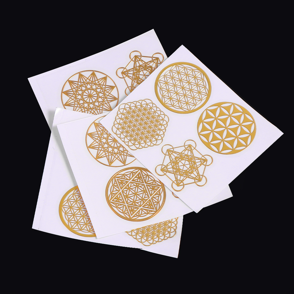 New Geometric Pattern Metal En - Flower Preservation Resin บทวิจารณ์และราคา