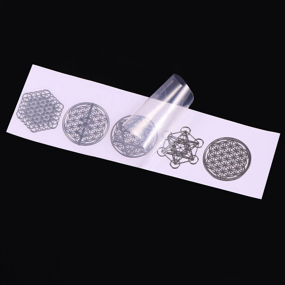 New Geometric Pattern Metal En - Flower Preservation Resin บทวิจารณ์และราคา