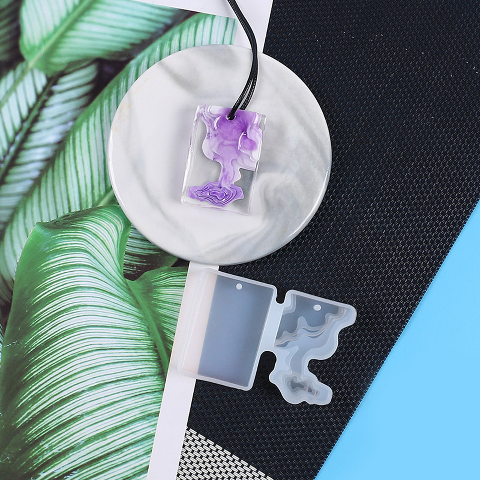 3pcs DIY Crystal Mold Set Roun - Geode Mold Silicone บทวิจารณ์และราคา