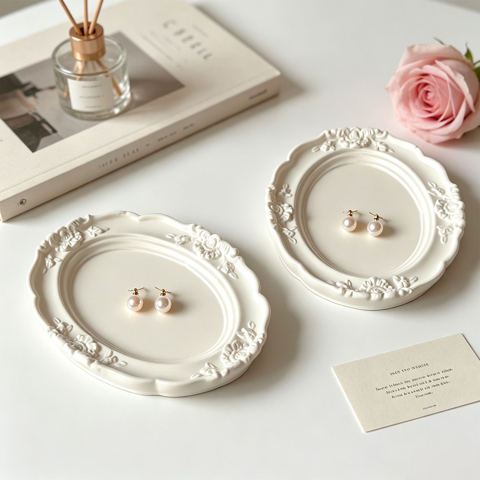 Elegant Vintage Baroque Lace S - Coaster Mold Round บทวิจารณ์และราคา