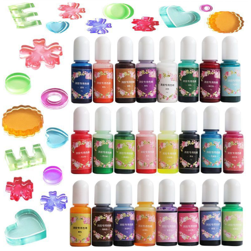 26 Colors 10ml Epoxy Resin Pig - Epoxy Uv Resin Kit บทวิจารณ์และราคา