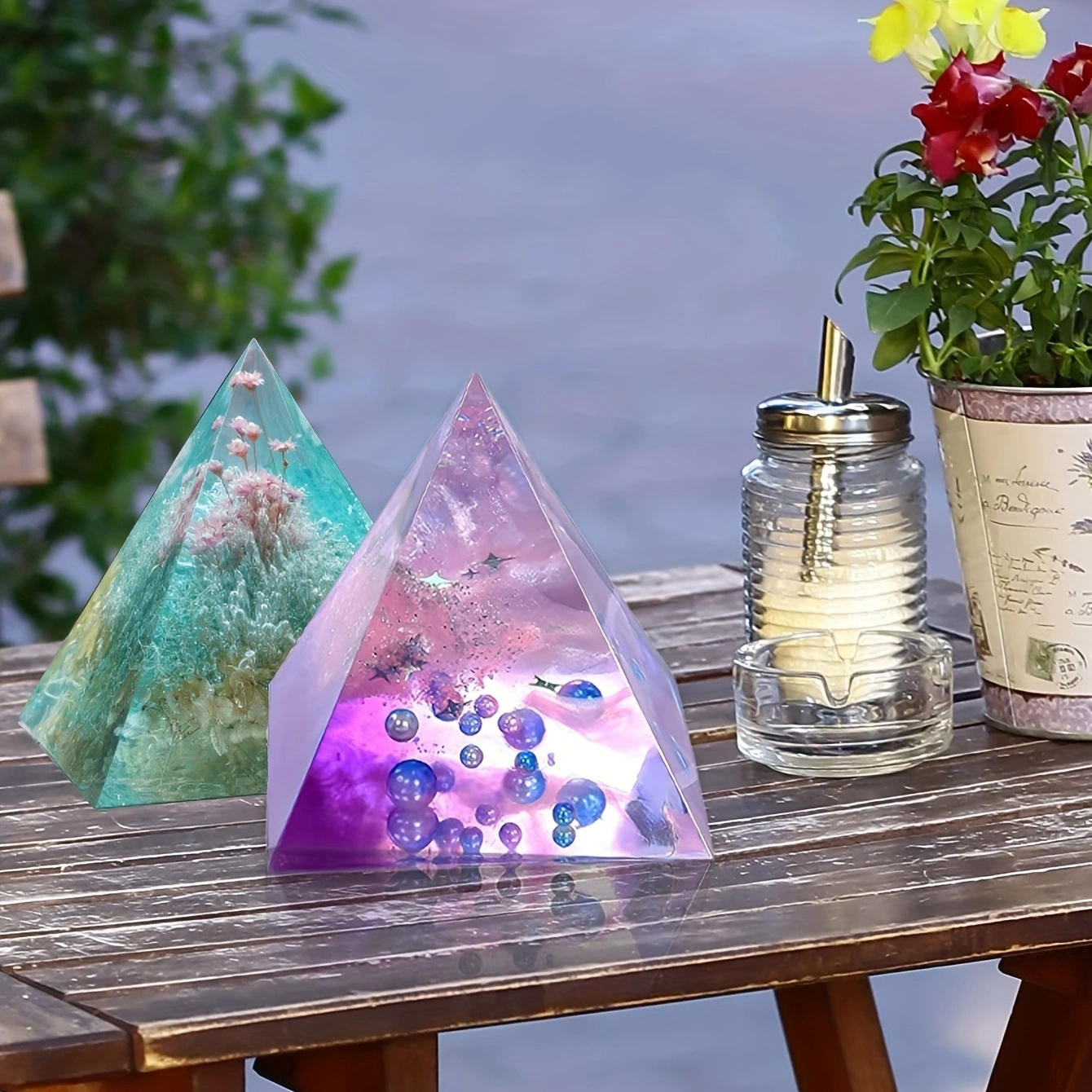 5pc- Pyramid resin molds of va - Resin Jewelry Kit บทวิจารณ์และราคา