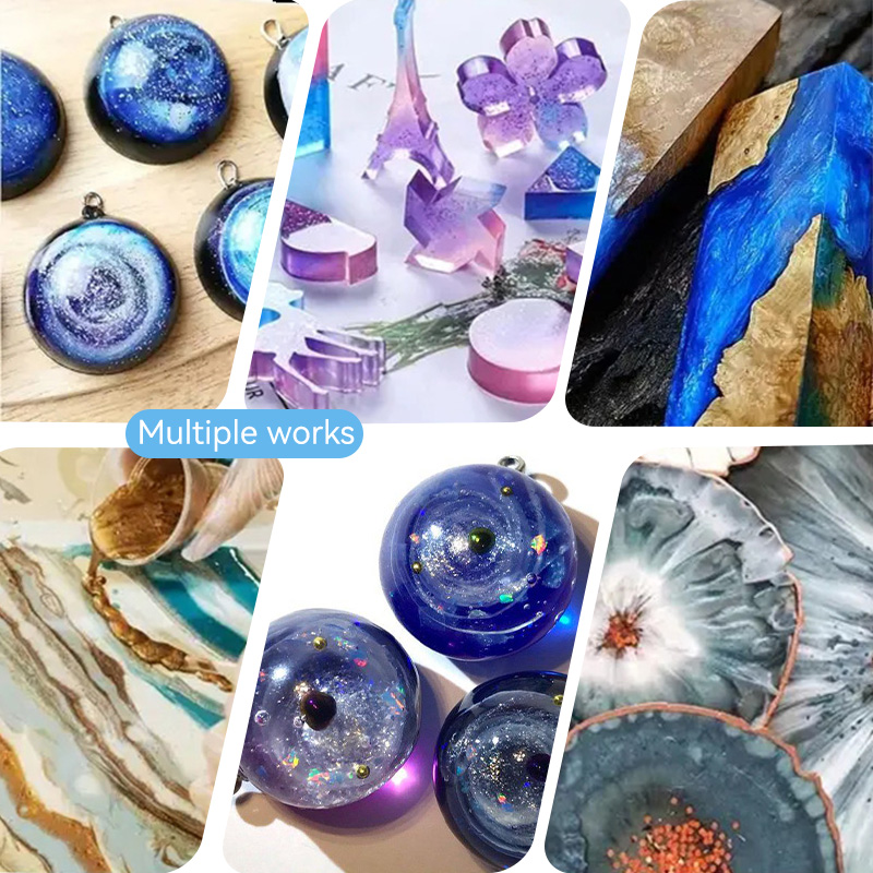 Starry Sky Epoxy Resin Pigment - Resin Jewelry Kit บทวิจารณ์และราคา