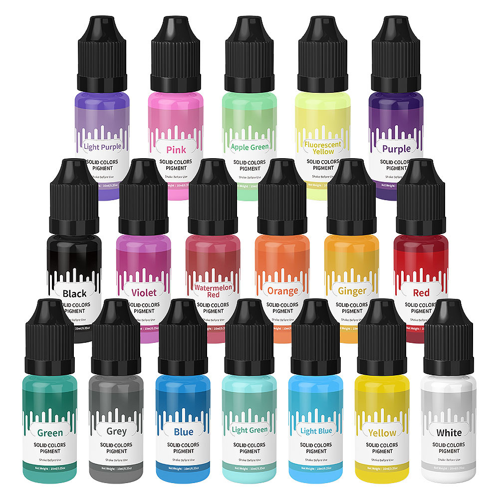 18Colors 10ml Macaron Solid Pa - Resin Pigment Set บทวิจารณ์และราคา