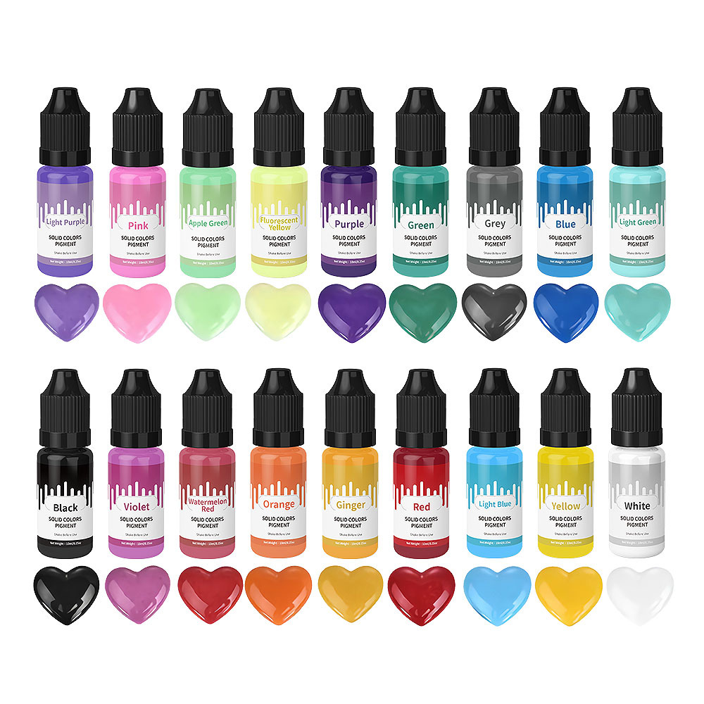 18Colors 10ml Macaron Solid Pa - Resin Pigment Set บทวิจารณ์และราคา