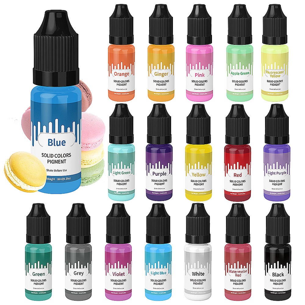 18Colors 10ml Macaron Solid Pa - Resin Pigment Set บทวิจารณ์และราคา
