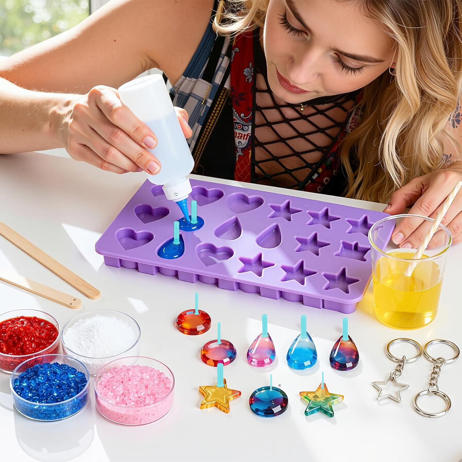 35pcs Resin Hole Maker Set 2-8 - Epoxy Uv Resin Kit บทวิจารณ์และราคา