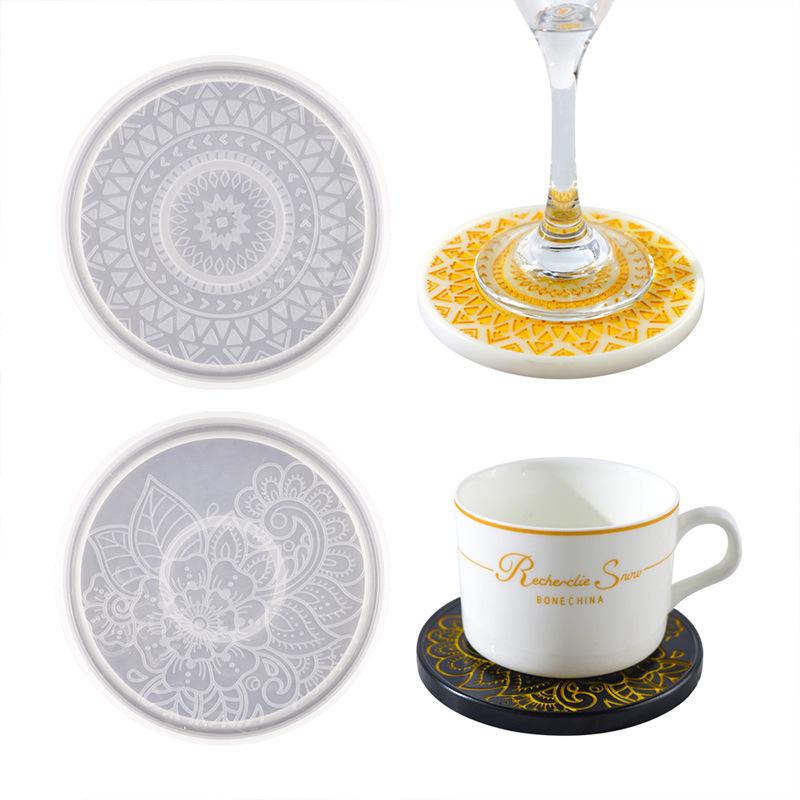Flower Coaster Silicone Mold E - Coaster Mold Round บทวิจารณ์และราคา