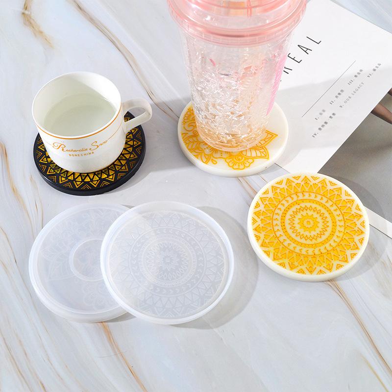 Flower Coaster Silicone Mold E - Coaster Mold Round บทวิจารณ์และราคา
