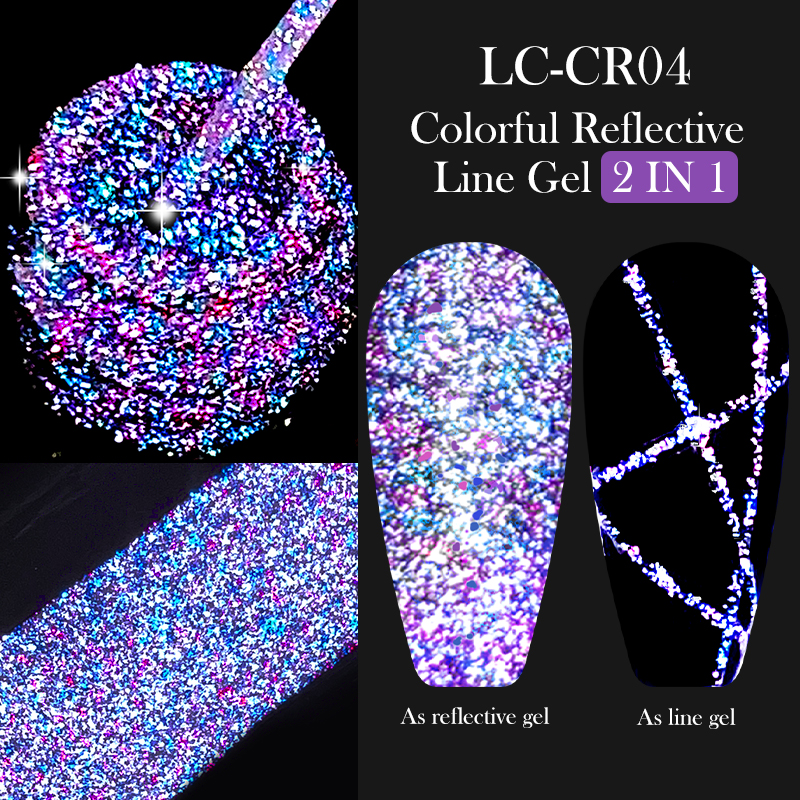 LILYCUTE 6Pcs/Set 5ml Reflecti - Resin Glitter Pack บทวิจารณ์และราคา