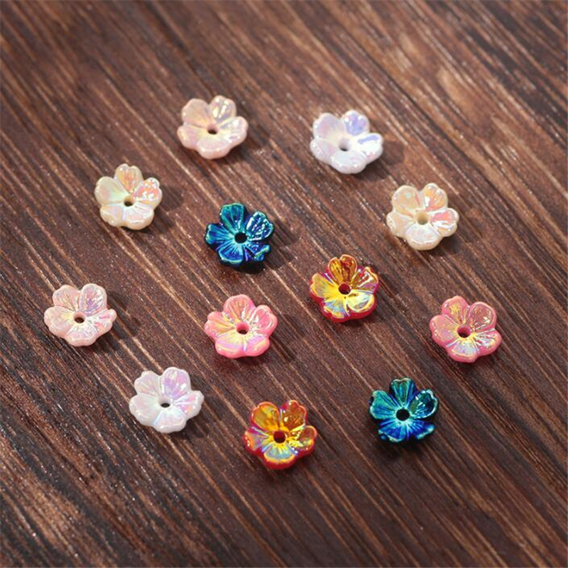 New Retro 8MM Resin Flower Bea - Flower Preservation Resin บทวิจารณ์และราคา