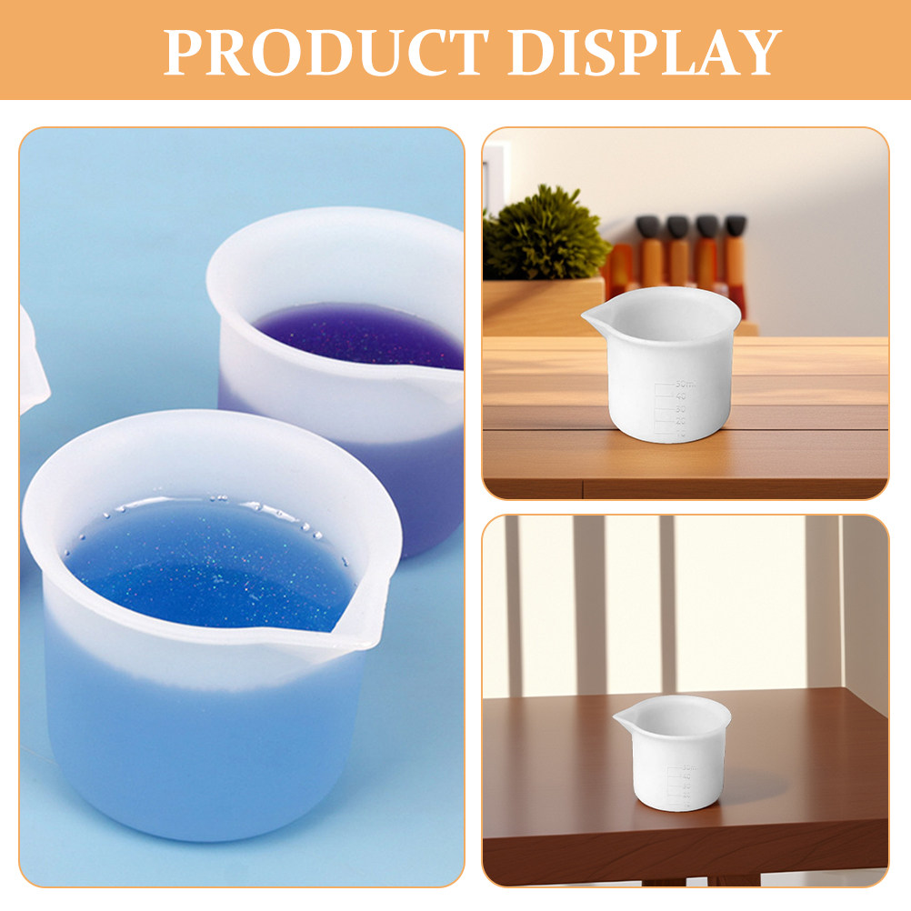 3Pcs 50Ml Silicone Measuring C - Mixing Cup Silicone บทวิจารณ์และราคา