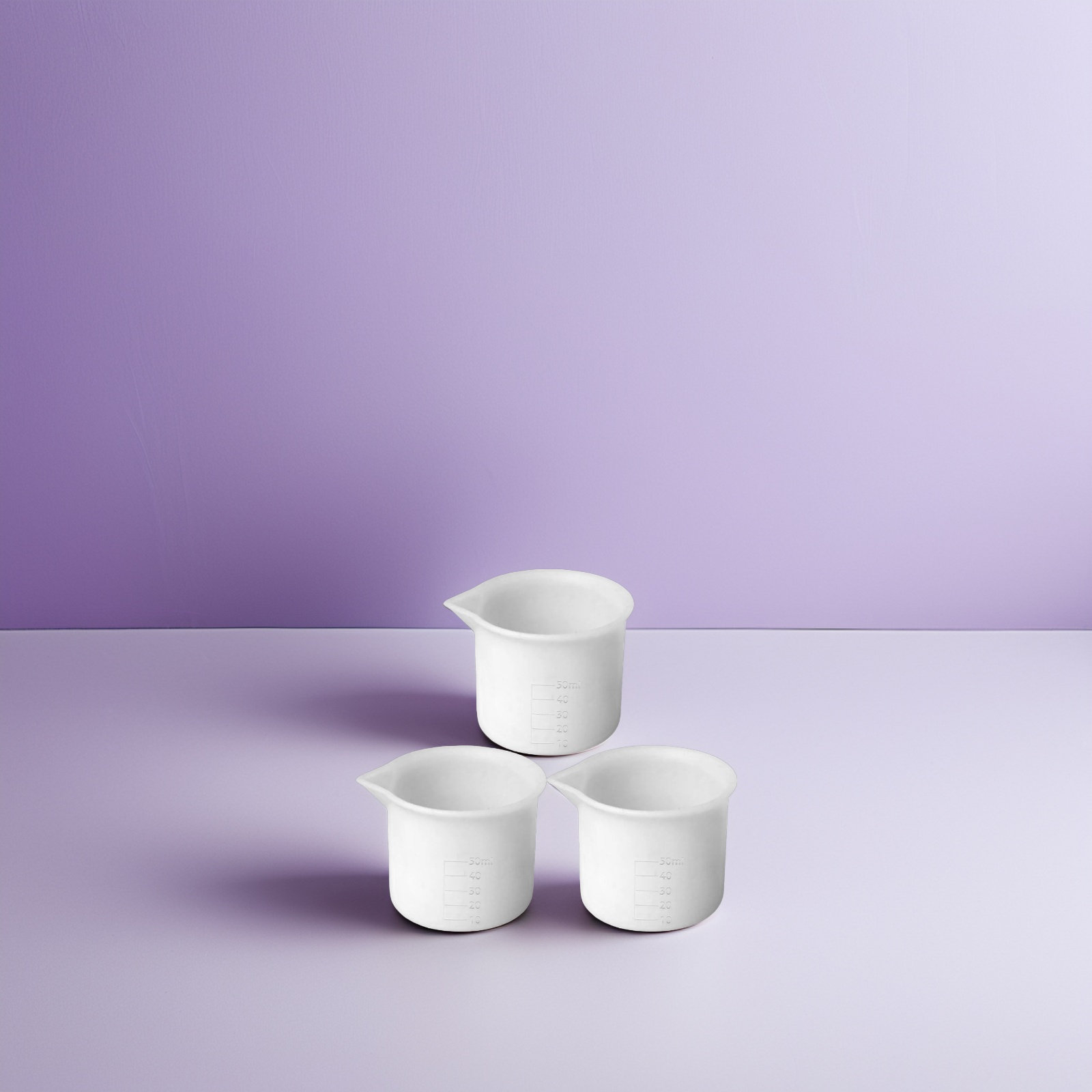 3Pcs 50Ml Silicone Measuring C - Mixing Cup Silicone บทวิจารณ์และราคา