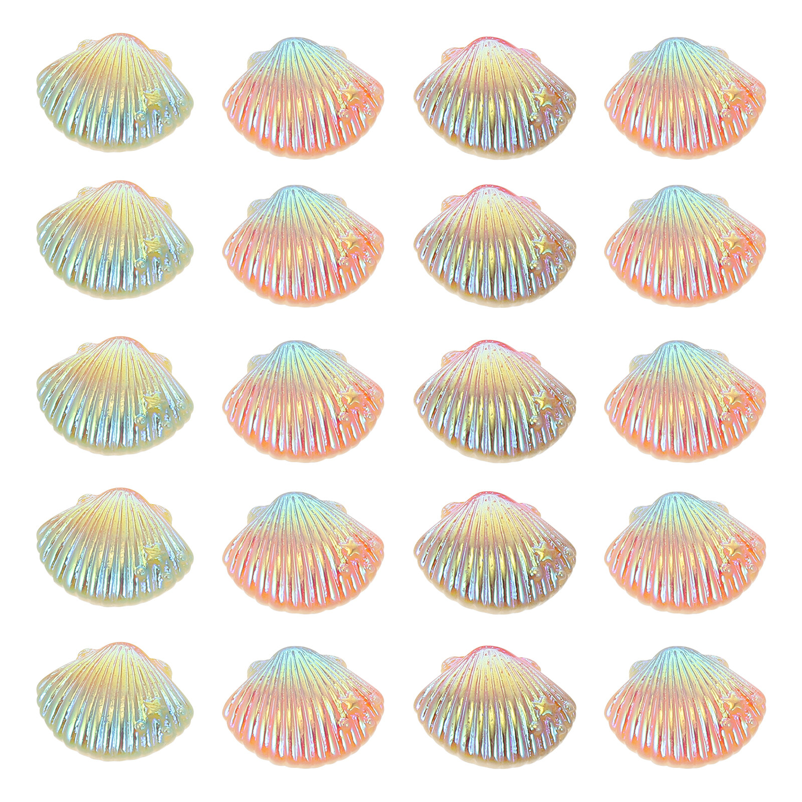 20Pcs Shell Charms for DIY Pho - Resin Crafts Diy บทวิจารณ์และราคา