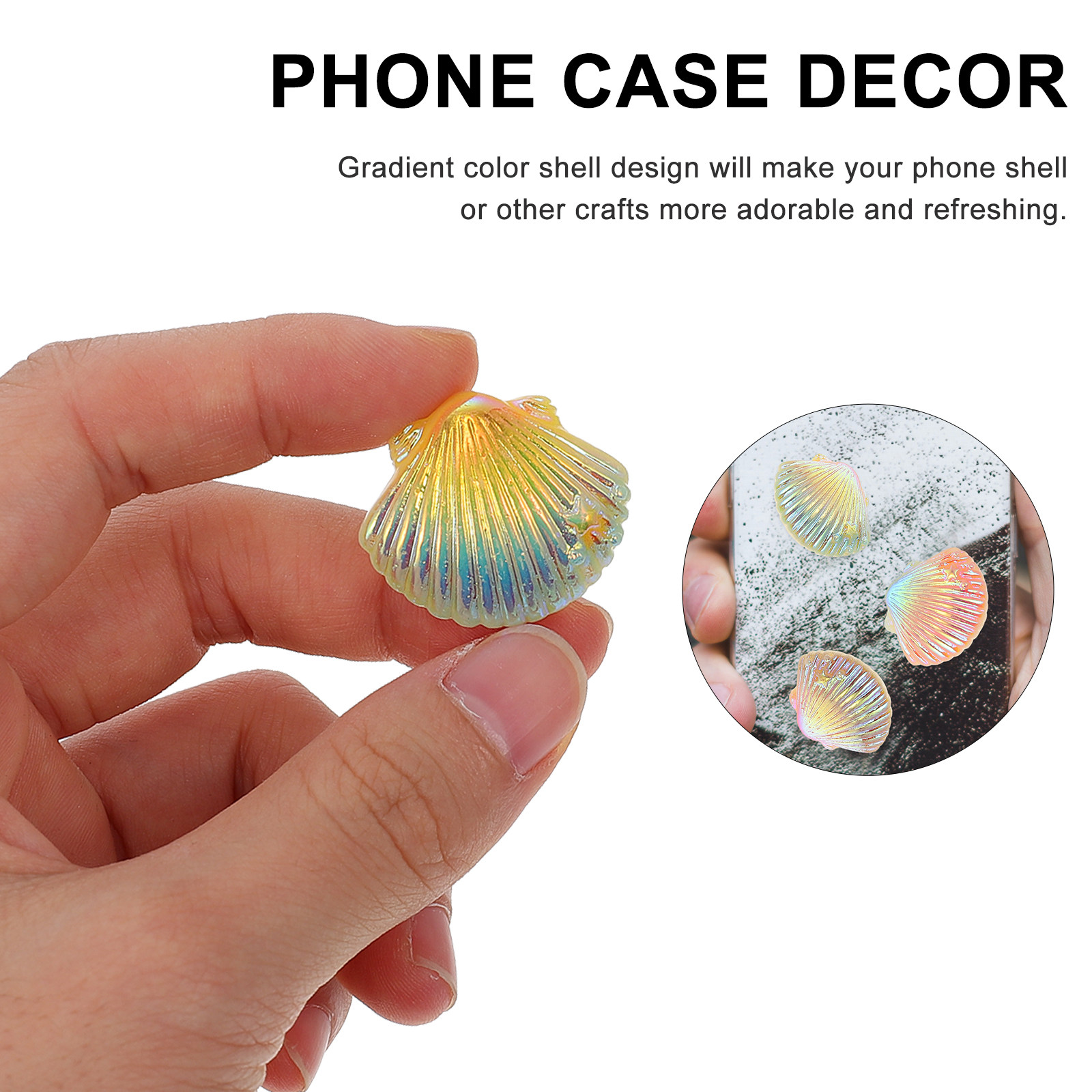 20Pcs Shell Charms for DIY Pho - Resin Crafts Diy บทวิจารณ์และราคา
