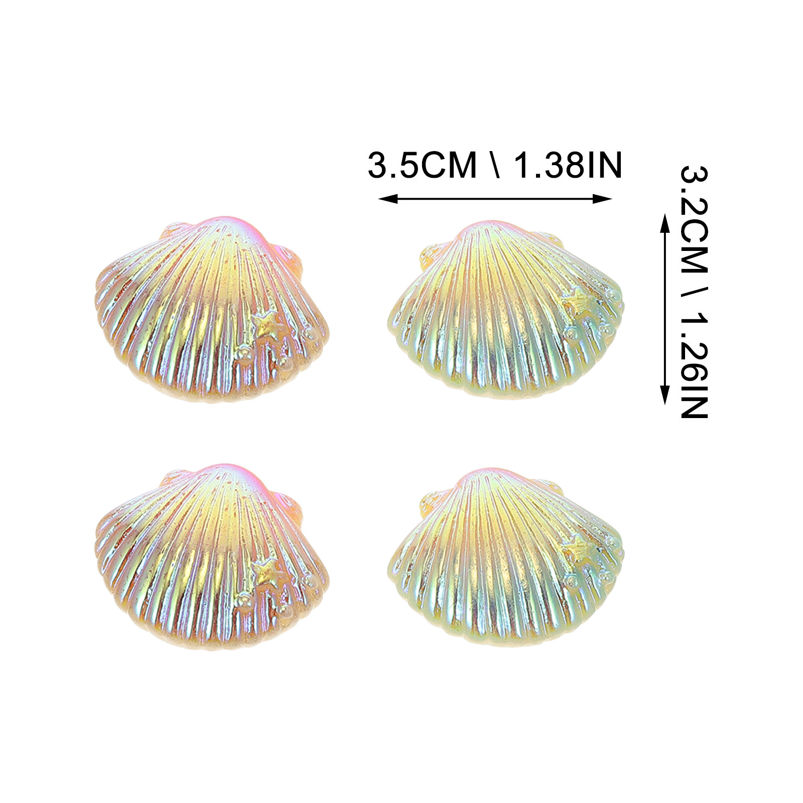 20Pcs Shell Charms for DIY Pho - Resin Crafts Diy บทวิจารณ์และราคา