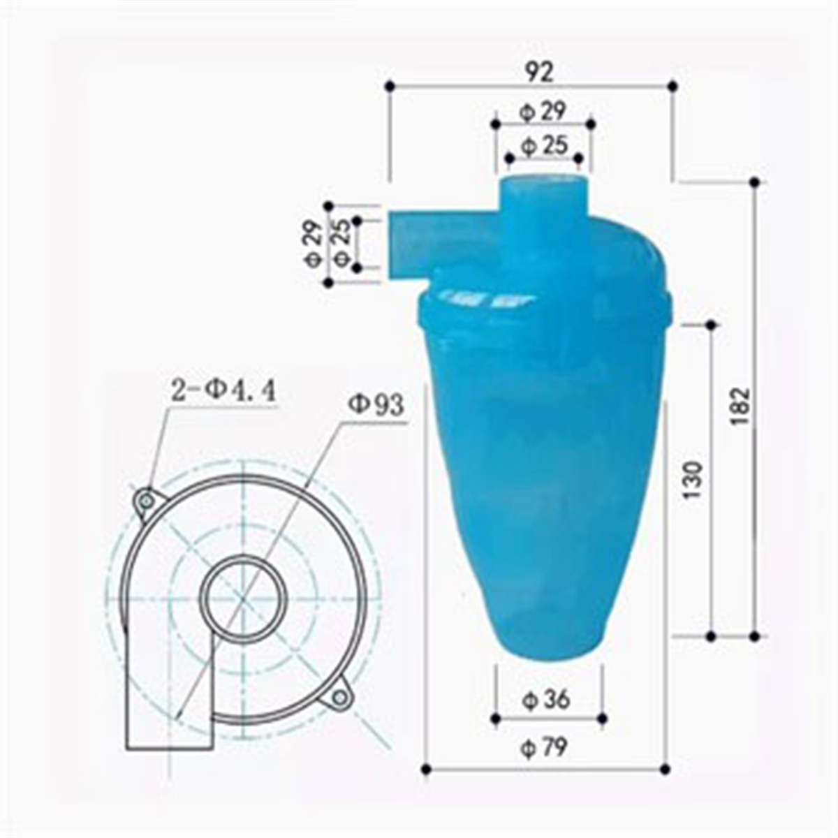 Dust Collector Cyclone Mini Sm - Vacuum Chamber Small บทวิจารณ์และราคา
