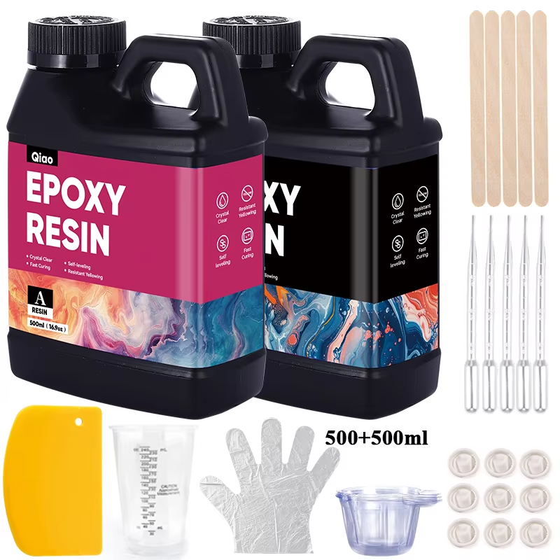 500ml 1000ml Easy Mixing Epoxy - Epoxy Uv Resin Kit บทวิจารณ์และราคา