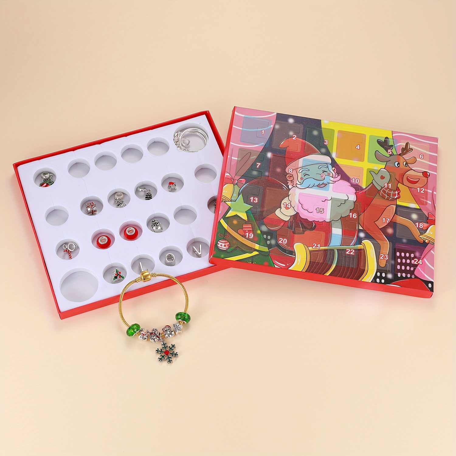 Snowman Christmas Advent Calen - Resin Jewelry Kit บทวิจารณ์และราคา