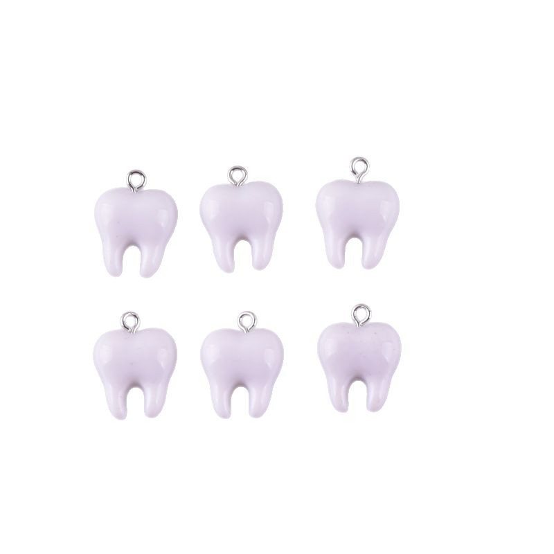 10pcs Cute White Teeth Resin P - Resin Craft Projects บทวิจารณ์และราคา