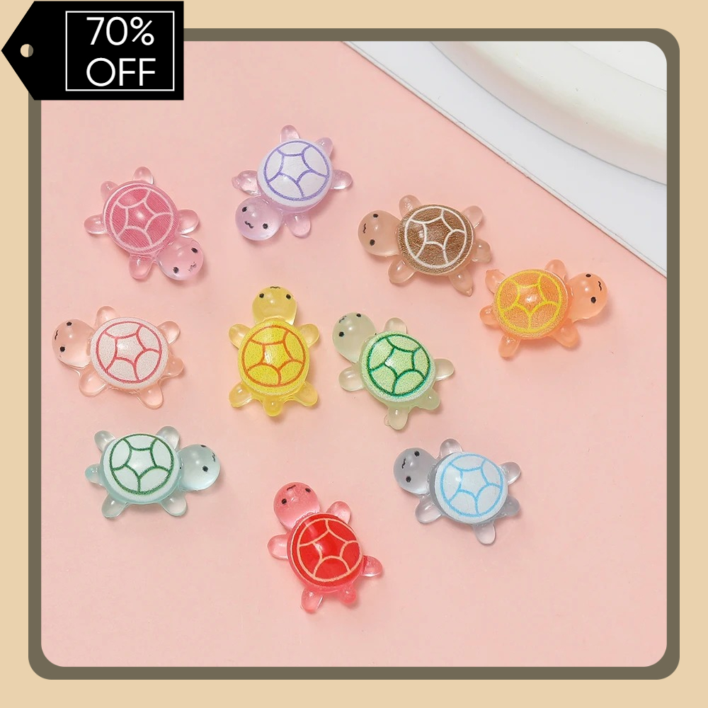 10pcs/lot Mini Resin Sea Turtl - Resin Crafts Diy บทวิจารณ์และราคา