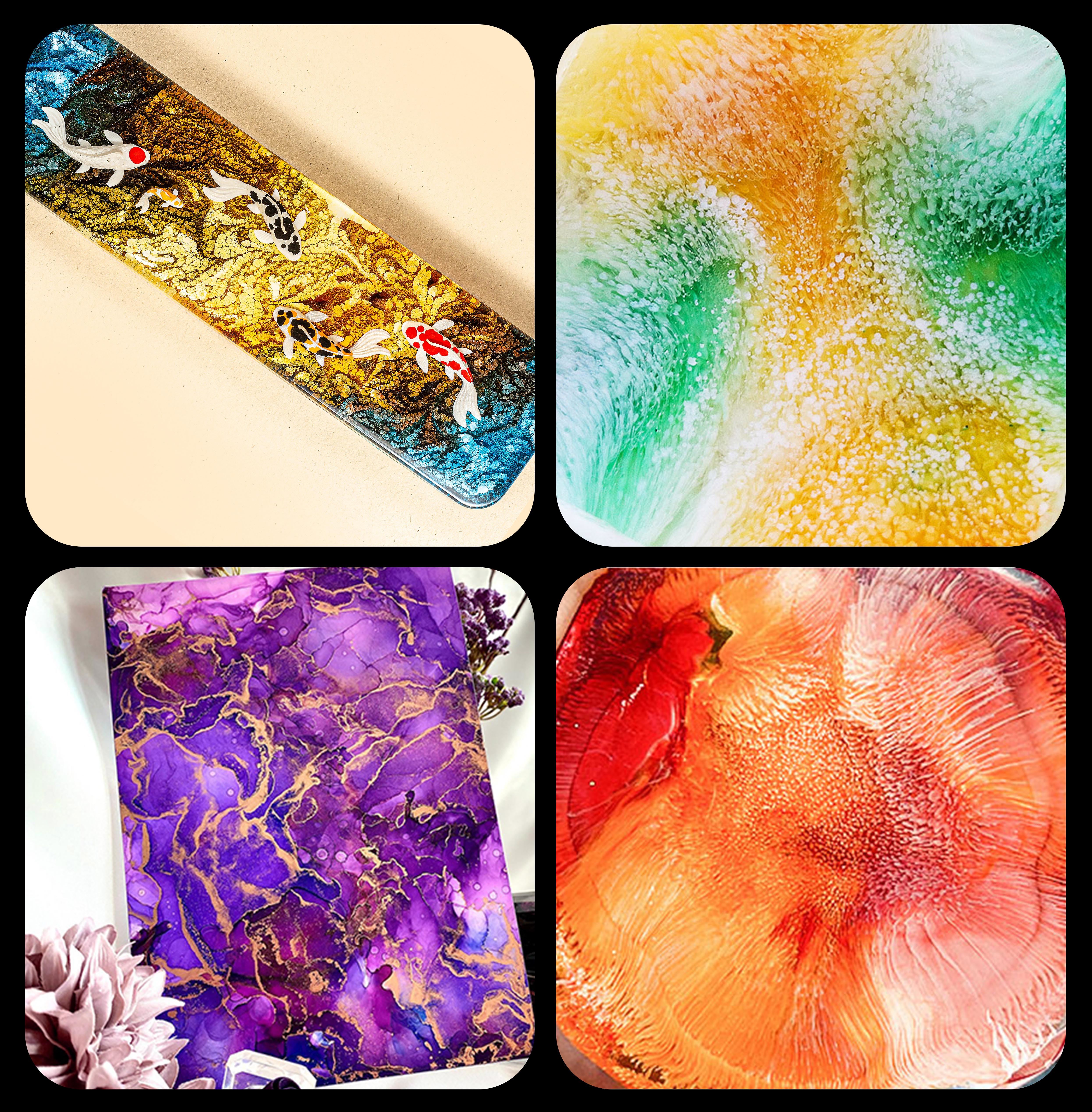 10ml Alcohol Ink Art Epoxy Res - Epoxy Uv Resin Kit บทวิจารณ์และราคา