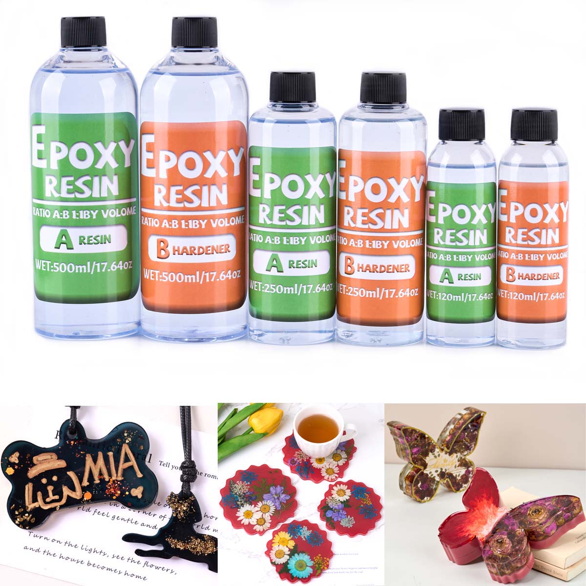 1:1 Ratio Epoxy Resin Kit Anti - Resin Jewelry Kit บทวิจารณ์และราคา