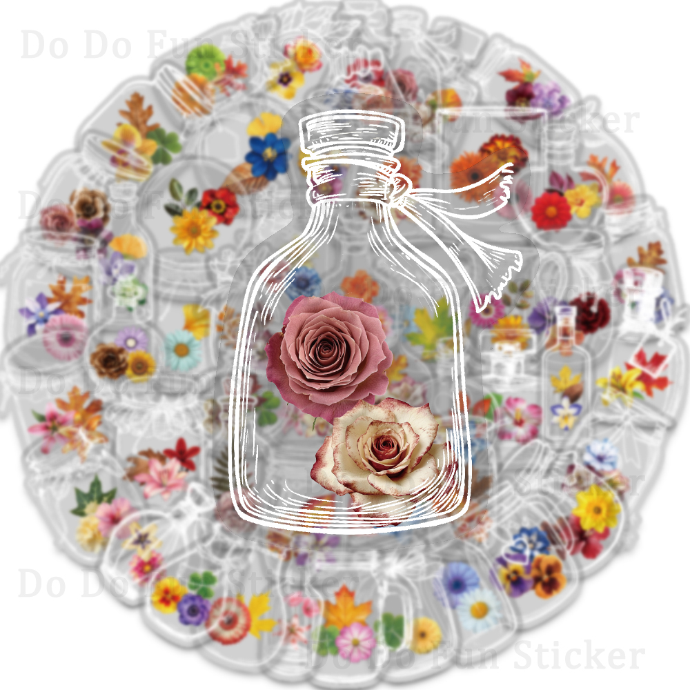 50PCS Glass Bottles with Dried - Dried Flower Bulk บทวิจารณ์และราคา
