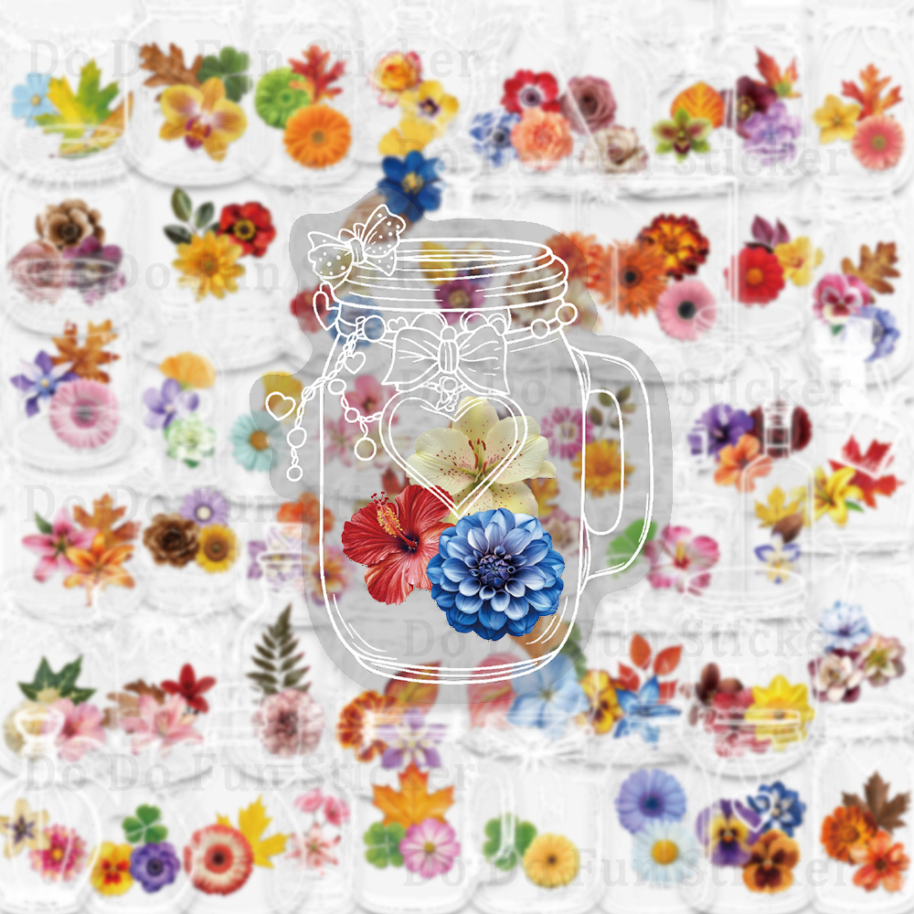 50PCS Glass Bottles with Dried - Dried Flower Bulk บทวิจารณ์และราคา