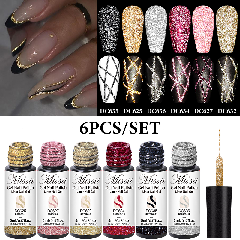 2/4/6pcs Reflective Glitter Li - Resin Glitter Pack บทวิจารณ์และราคา