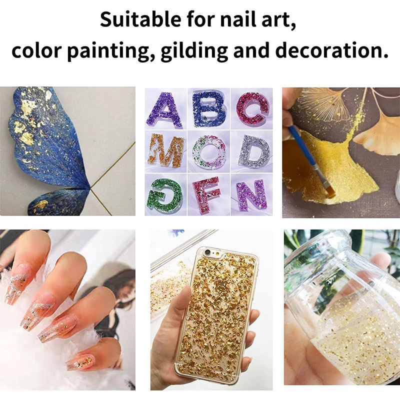 20 Pcs Gold Leaf Sheets: Versa - Gold Foil Flakes บทวิจารณ์และราคา