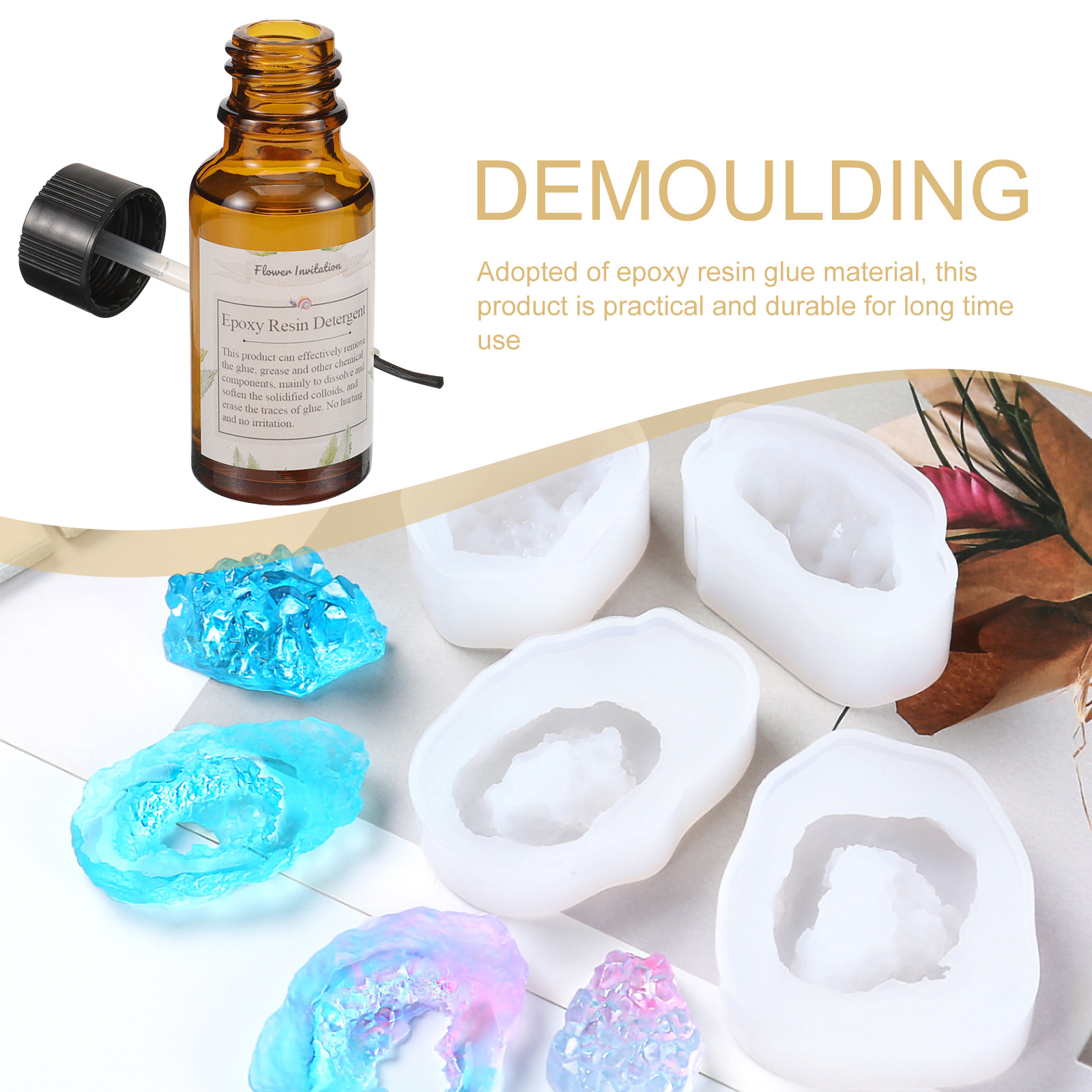 2Pcs Resin Mold Release Agent  - Resin Craft Supplies บทวิจารณ์และราคา