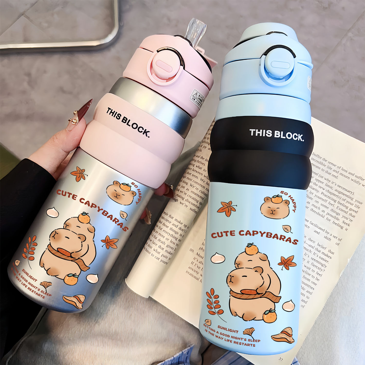 Capybara Cute Children's Insul - Vacuum Chamber Small บทวิจารณ์และราคา