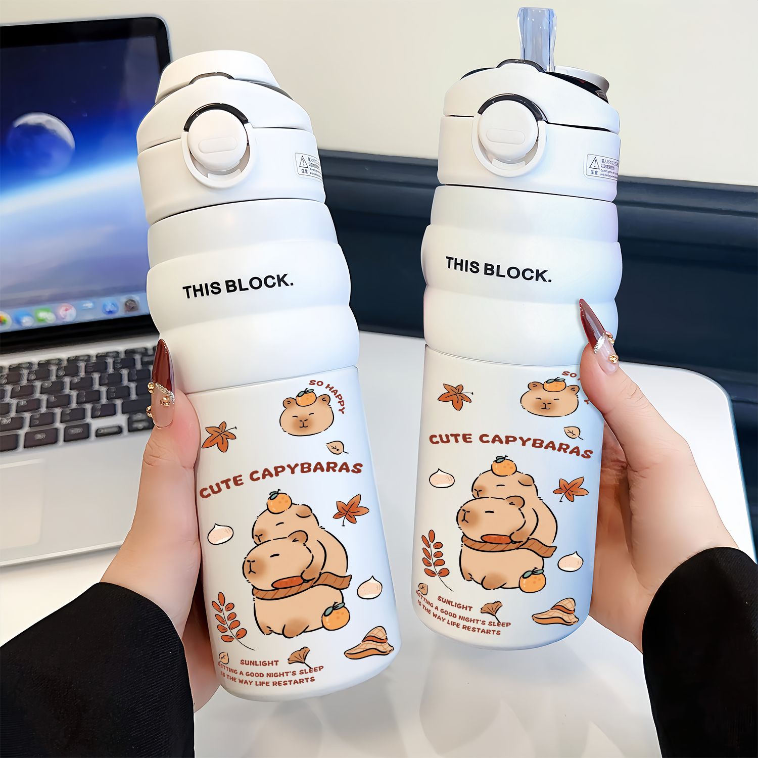 Capybara Cute Children's Insul - Vacuum Chamber Small บทวิจารณ์และราคา