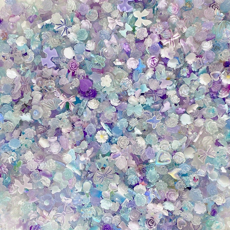50pcs/pack Luminous Light Resi - Resin Glitter Pack บทวิจารณ์และราคา
