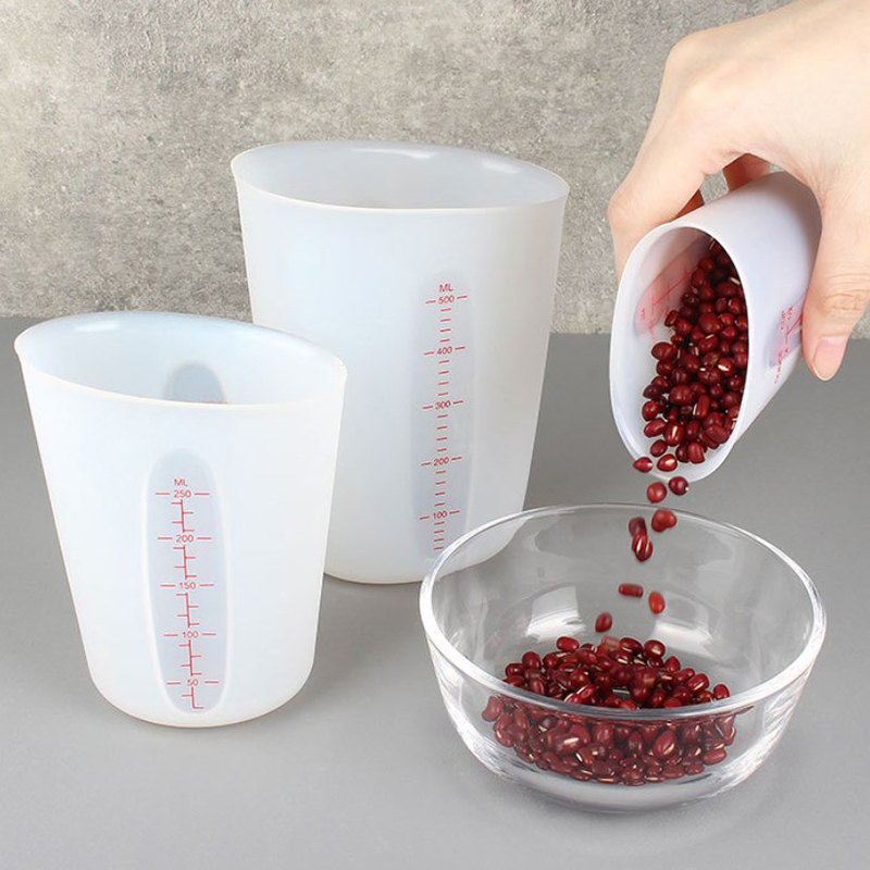 125/250/500ml Silicone Measuri - Mixing Cup Silicone บทวิจารณ์และราคา