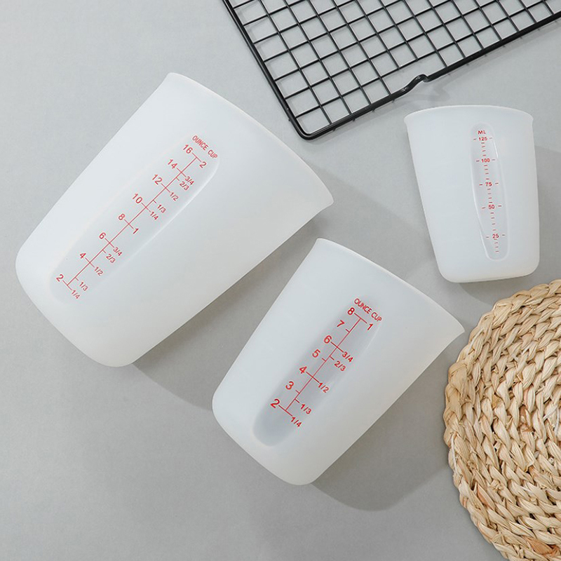 125/250/500ml Silicone Measuri - Mixing Cup Silicone บทวิจารณ์และราคา