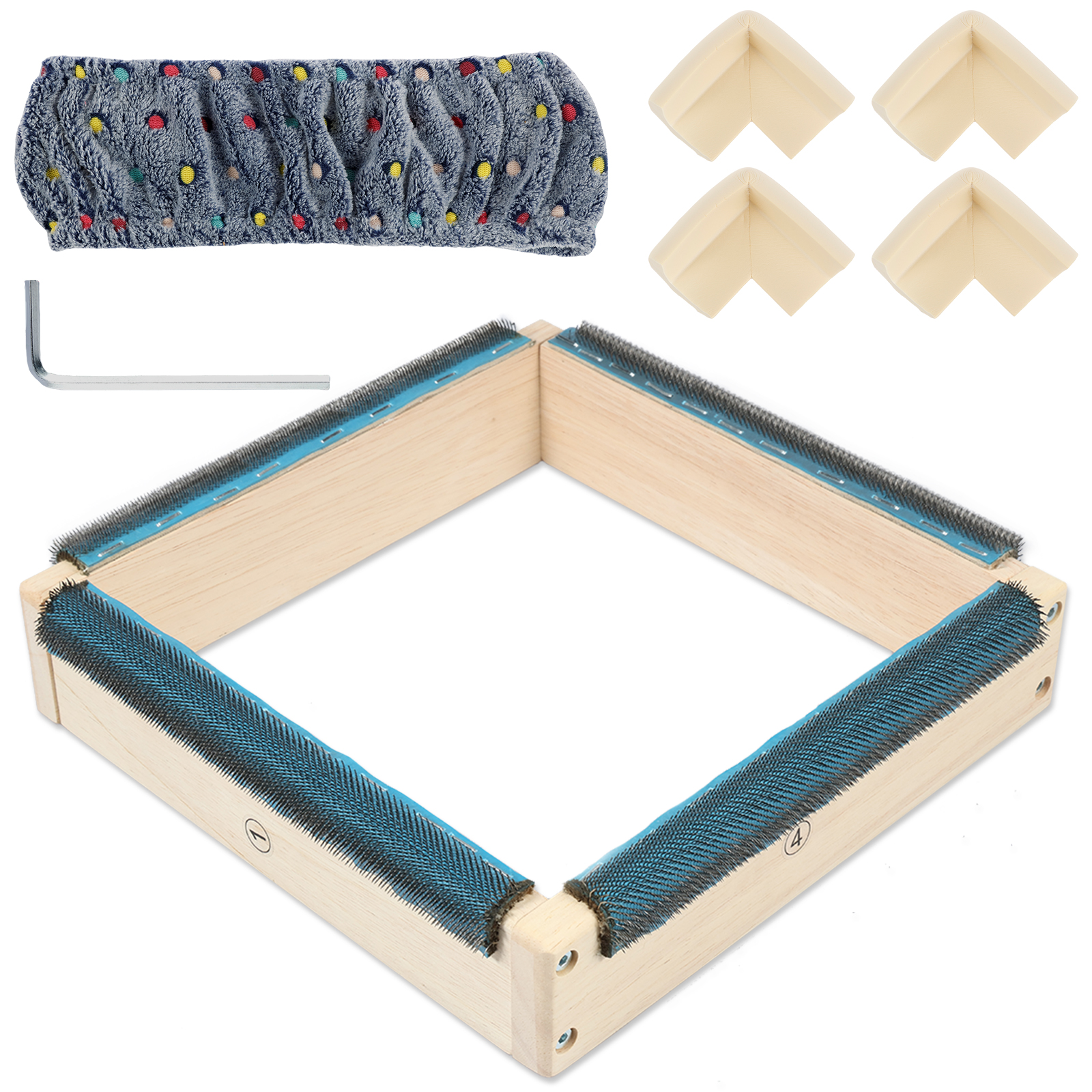 Punch Needle Frame Square Embr - Wood Ring Blank บทวิจารณ์และราคา