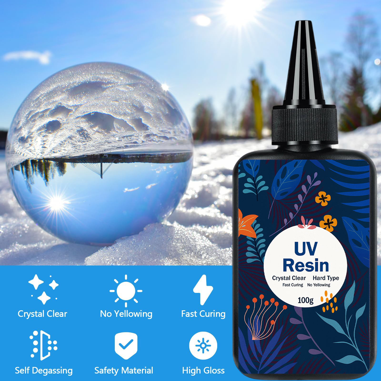 UV resin transparent cured epo - Epoxy Uv Resin Kit บทวิจารณ์และราคา