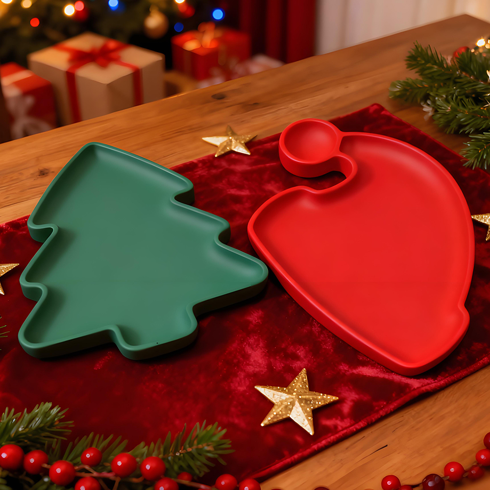 S0246 Christmas Tree Santa Hat - Serving Tray Mold บทวิจารณ์และราคา