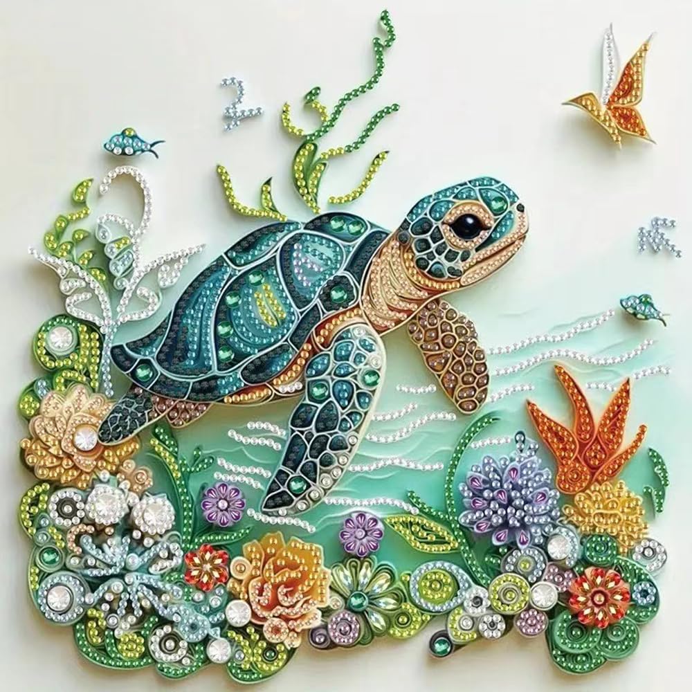 Sea Turtle Animal Diamond Pain - Resin Craft For Beginners บทวิจารณ์และราคา