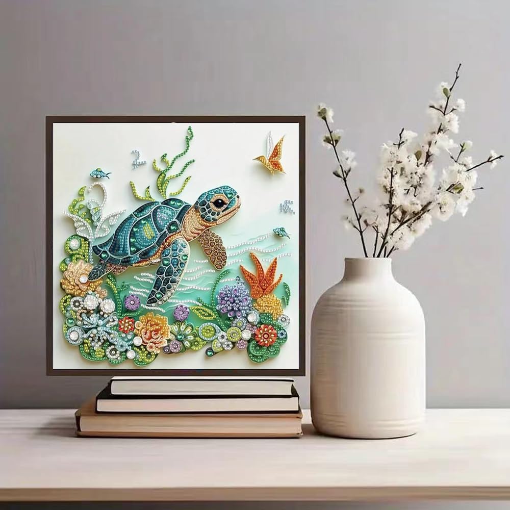 Sea Turtle Animal Diamond Pain - Resin Craft For Beginners บทวิจารณ์และราคา